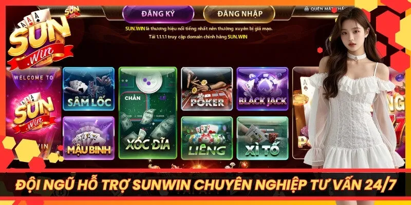 Đội ngũ hỗ trợ của cổng game Sunwin chuyên nghiệp tận tâm tư vấn 24/7