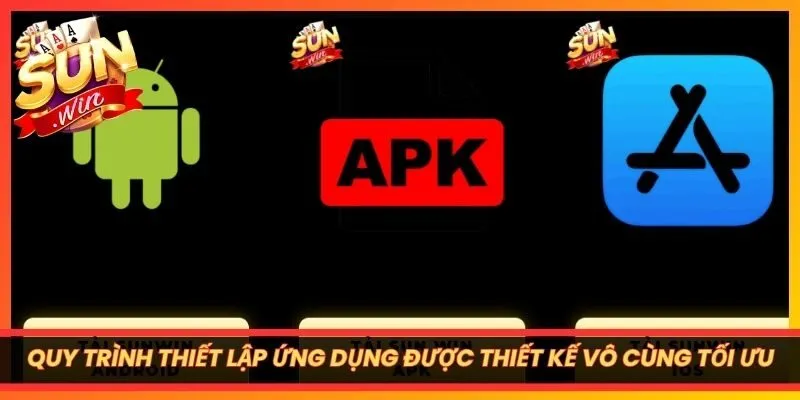 Quy trình thiết lập ứng dụng được thiết kế vô cùng tối ưu