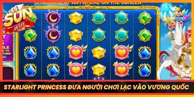 Starlight Princess đưa người chơi lạc bước vào một vương quốc huyền ảo